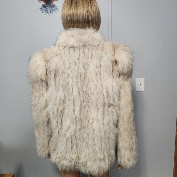 #715 Small fox fur coat - Picture 2 of 4